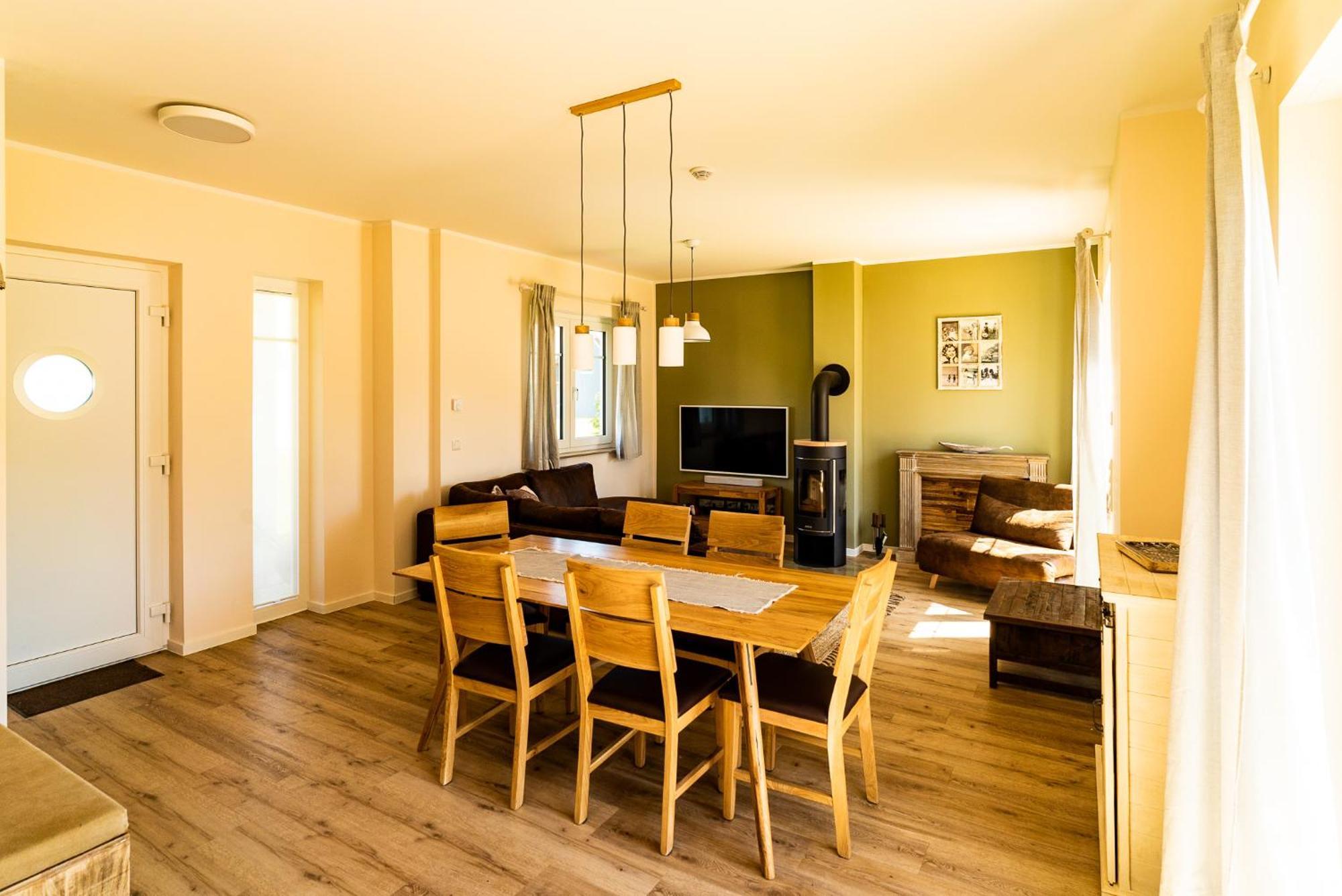 Luxusferienhaus Fuchsbau - Mit Netflix, Playstation, Sauna, Sportraum Und Kamin Zirchow Cameră foto